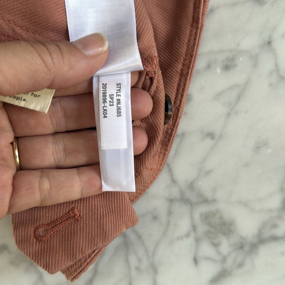 MADEWELL The Neale Short in Drapeweave Dried Rose Sz 2 - Picture 12 of 12